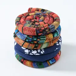 Holders Women Hair Accessories Printing Bendable Dreadlocks Spiral Lock Hair Ties Ethnic Style Hair Rope Women Hair Band