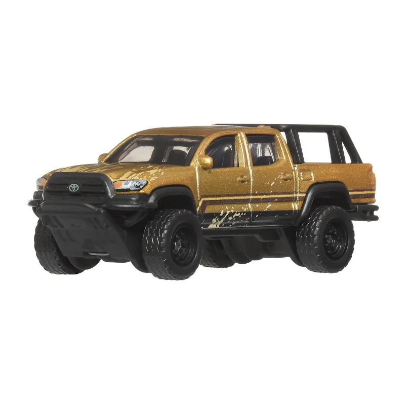 Matchbox Diecast Cars 4 Pack Desert Chase Escape Alloy Off Road Toyota Tacoma Collectible Vehicle Set JMB53