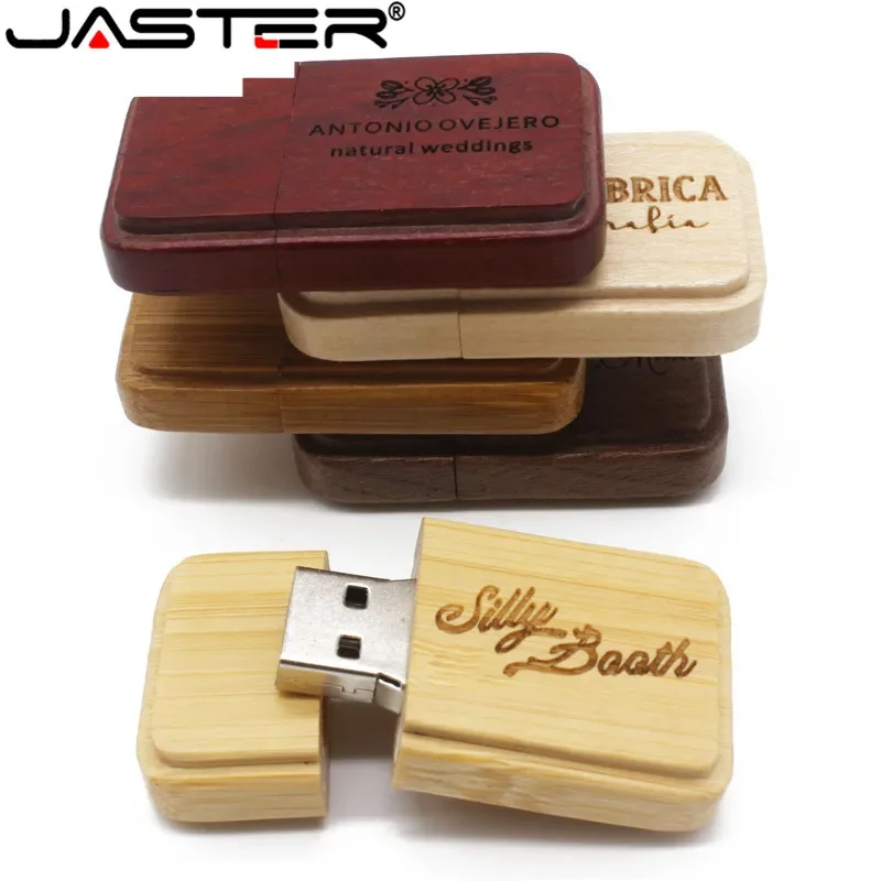 

USB-флеш-накопитель JASTER деревянный, 128 ГБ, 64 ГБ, 32 ГБ, 16 ГБ