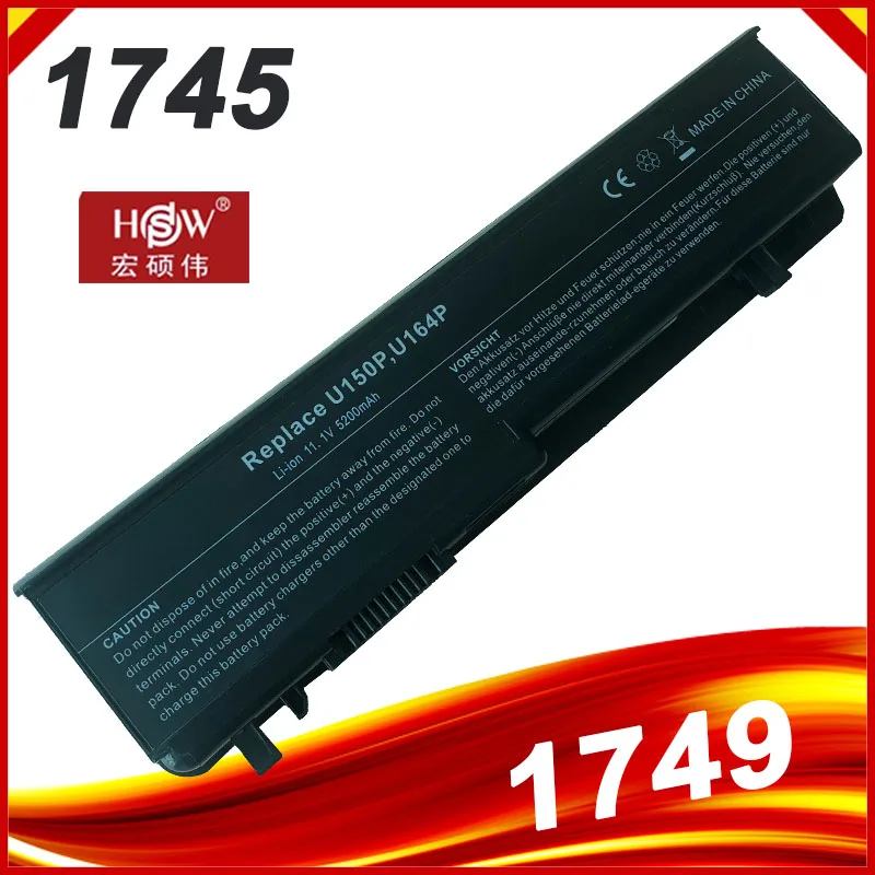 Laptop Battery N856P U164P For Dell Studio 1745 1747 1749 Series N855P M905P