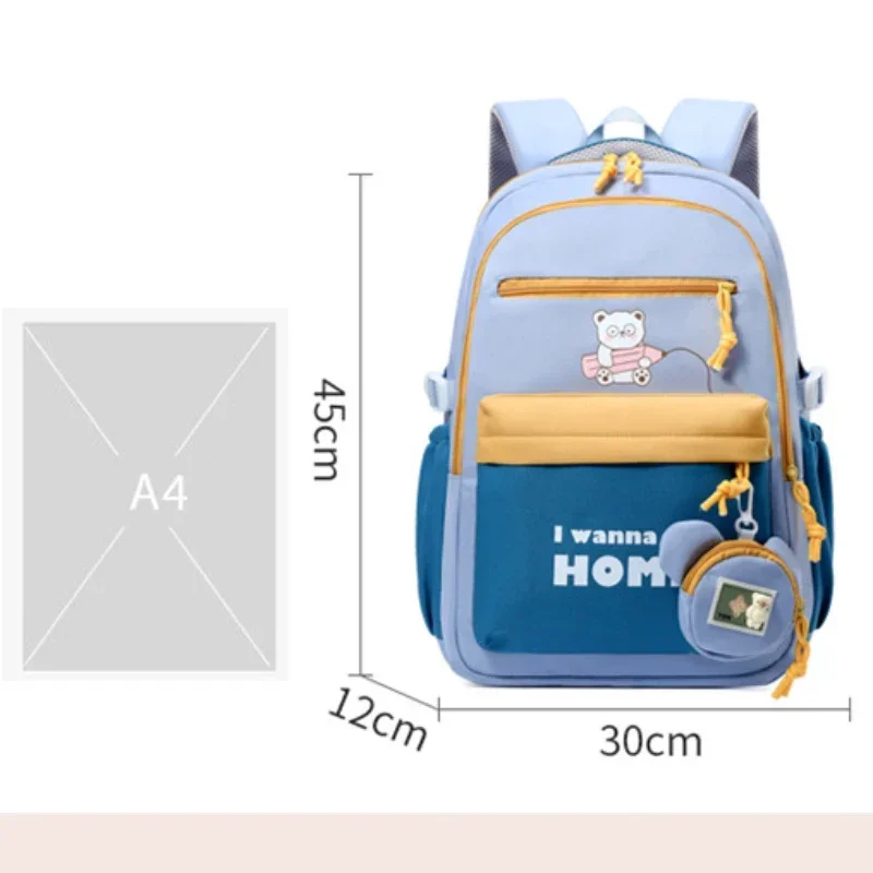 Mochila Escolar primaria para niños adolescentes, morral de viaje informal, duradero