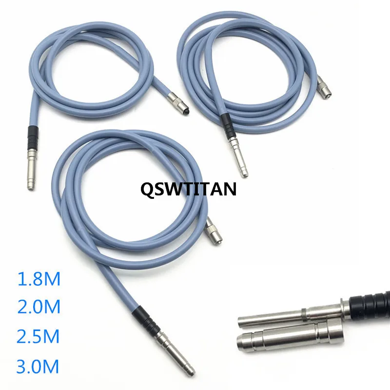 Endoscop Cable Endoscop Fiber 1.8m-3m Silicone Cable Light Source Microscope Guide Interface Fiber Optical Fiber