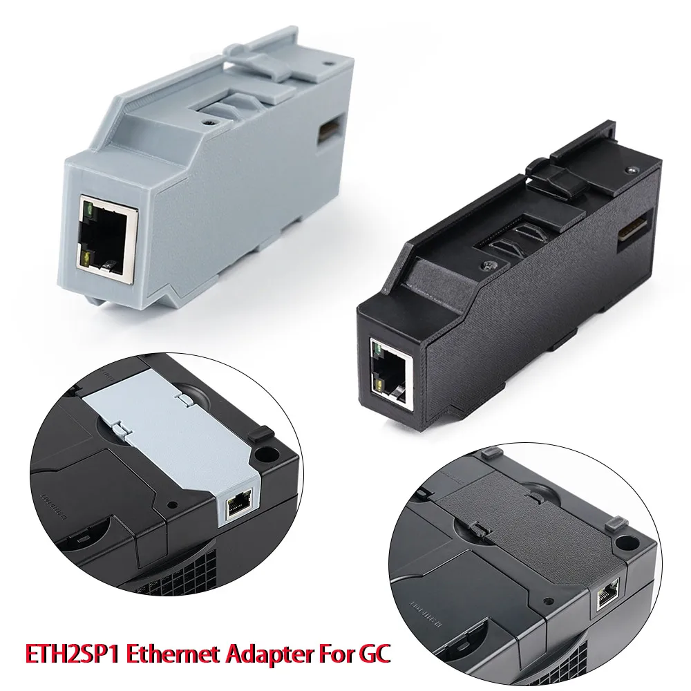 ETH2SP1 Ethernet Adapter For GameCube ETH2SP1 Swiss Ethernet Receiver For Nintendo GameCube BBA Alternative
