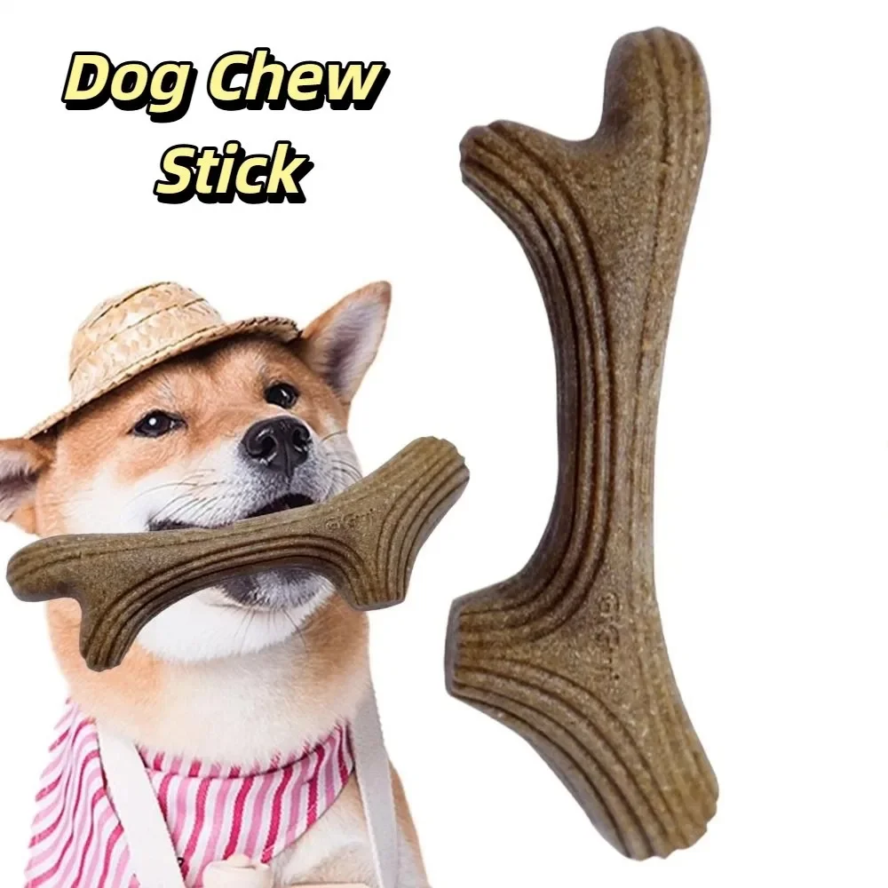 Real Wooden Deer Antlers Dog Chew Toys for Aggressive Chewers Large Dog Chewing Stick Indestructible Tough Durable Pet Toys Gift