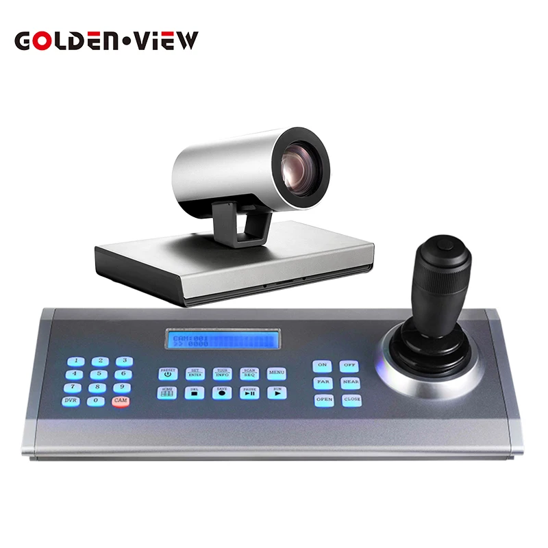 Panneau de commande de caméra PTZ, contrôleur de clavier pour visioconférence