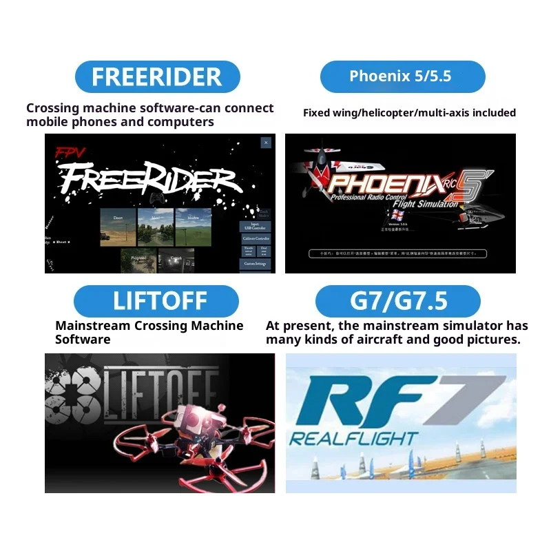 Zabawka zdalnie sterowana dla dzieci, model samolotu z bezprzewodowym szyfrowaniem 22w1, Phoenix 5 Gold Simulator G7 G7.5, zabawka do gier online.