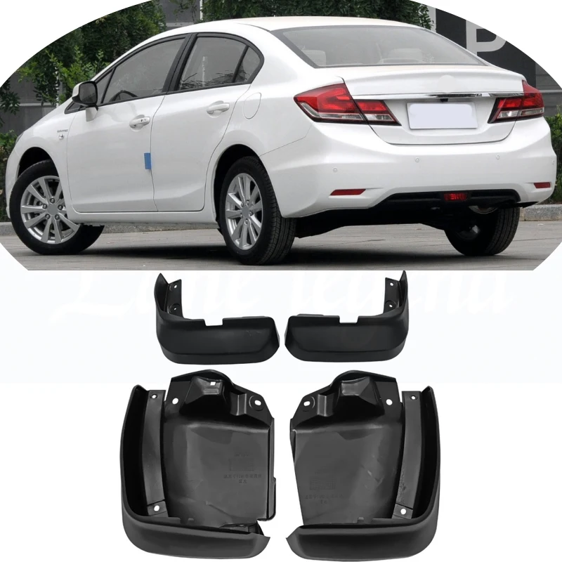 Mudguards fit for Honda Civic 9 FB 2012 2013 2014 2015 Car Accessories Mudflap Fender Auto Replacement Part