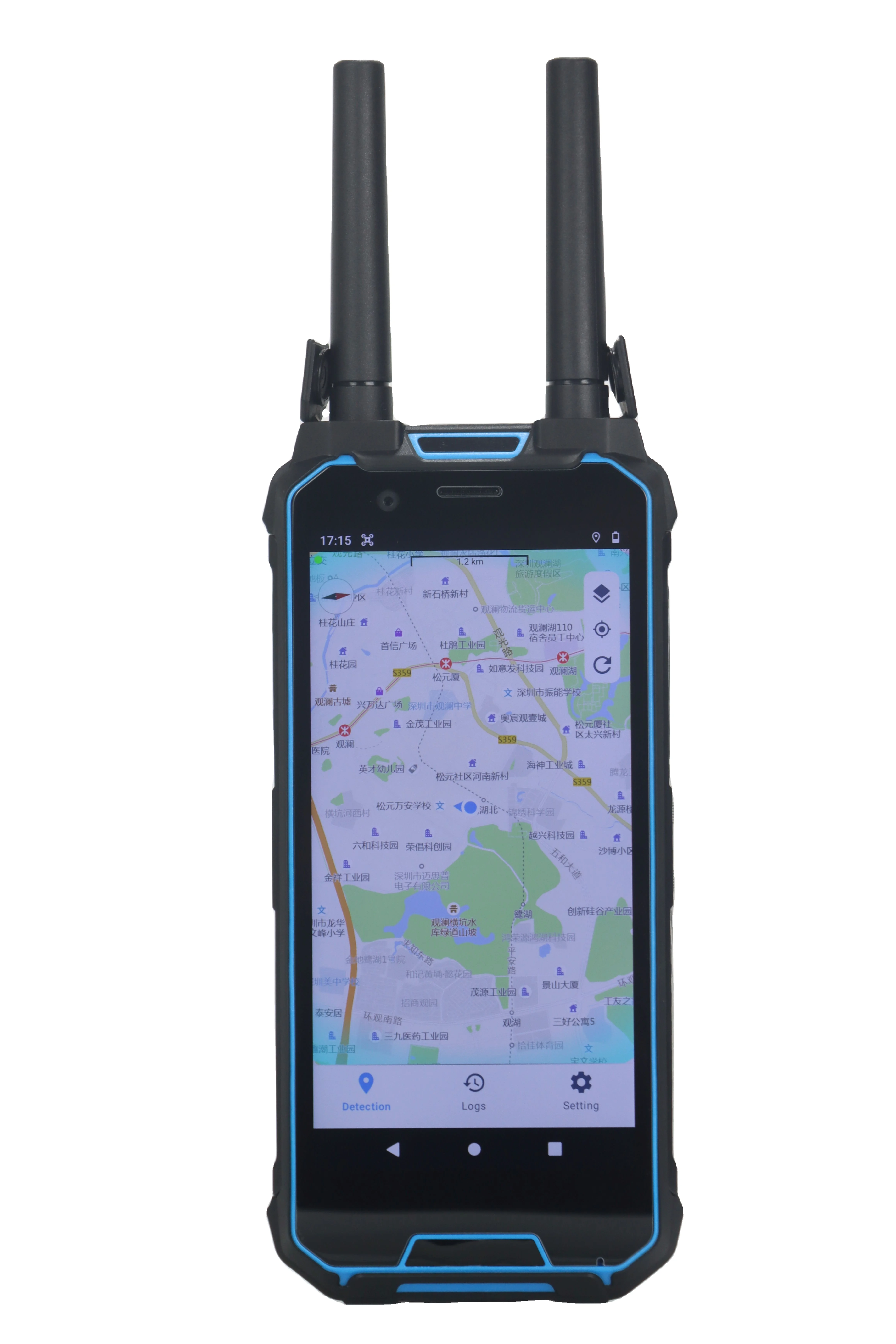 Equipo de detección y posicionamiento portátil Detector FPV Seguimiento piloto de 100-6000 mhz con detección pasiva