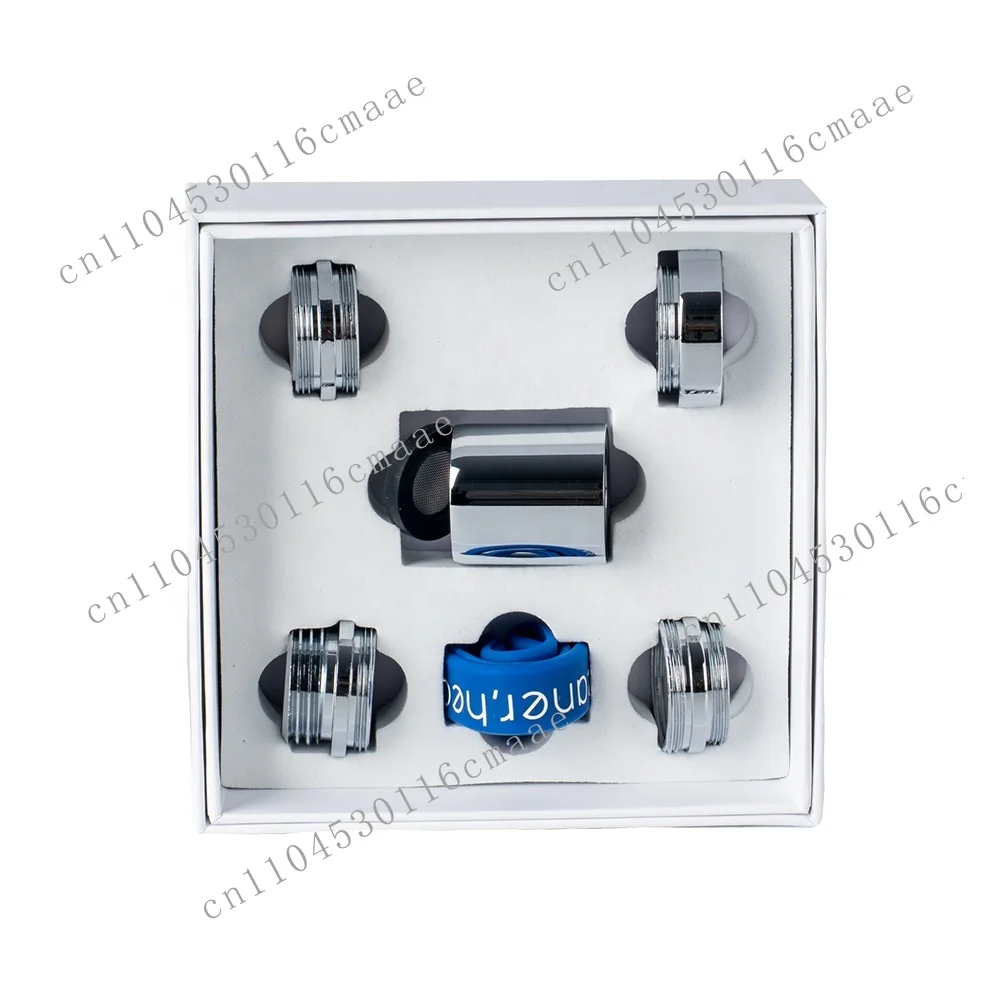 Modern shiny chrome-plated brass is corrosion-resistant and durable, using 360-degree rotating micro-nano ultrafine bubbles