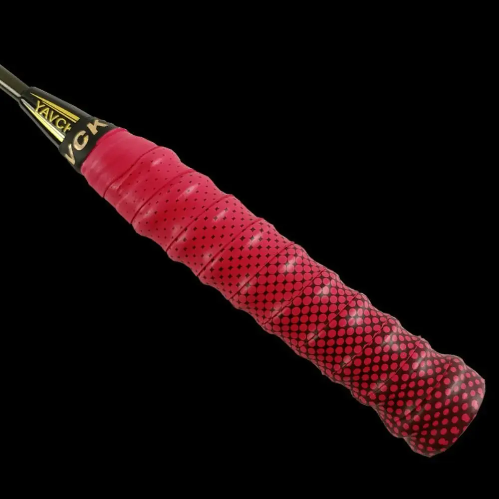 

1 шт., противоскользящая лента для теннисной ракетки, амортизирующая лента из искусственной кожи, ручка для бадминтона, утолщенная удочка, повязка на повязку для бадминтона