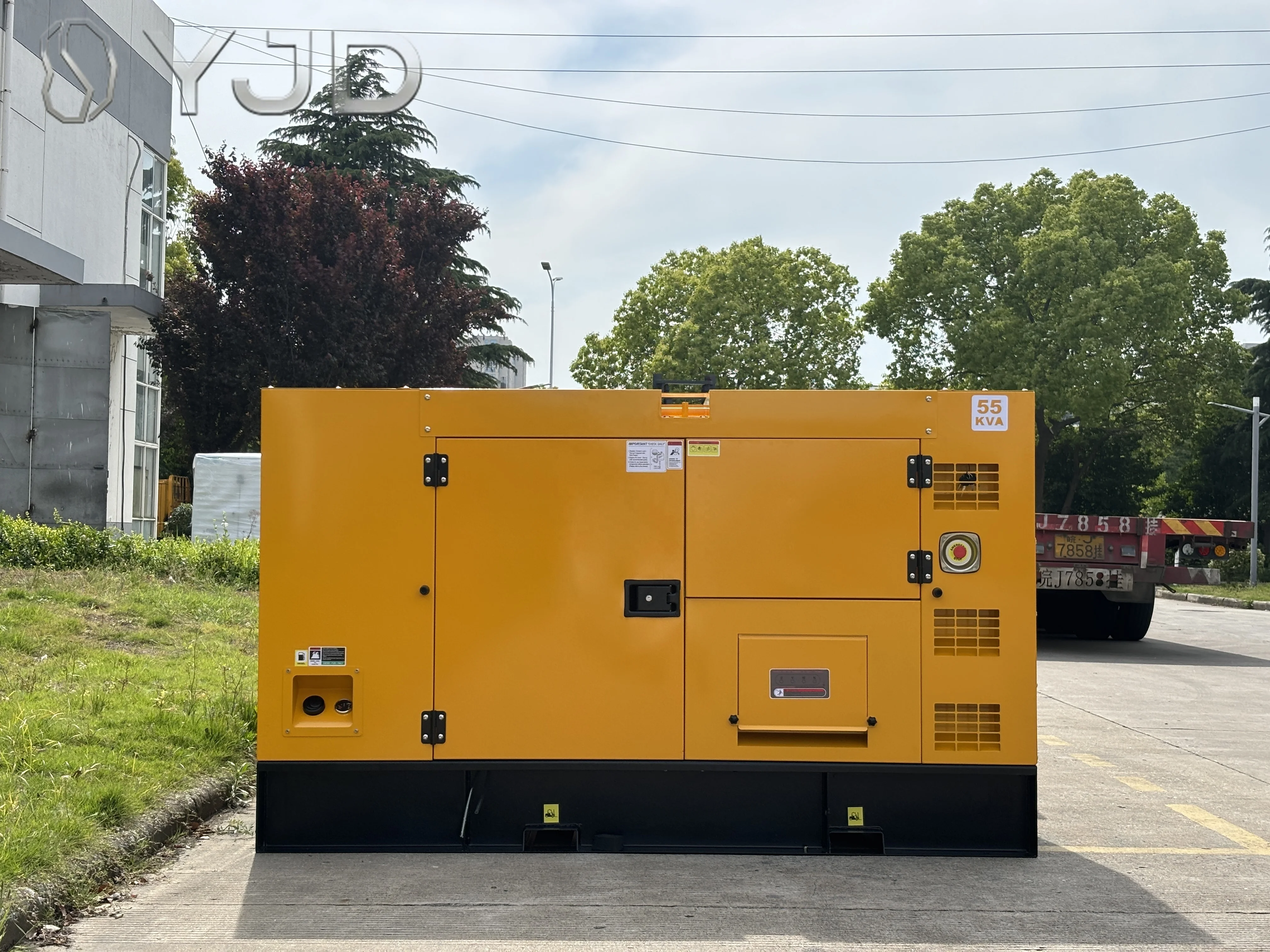 DYJD Powered by Chinese brand Yangdong engine YD380D silent type 7kw 8kw 9kw 10kw diesel generator set