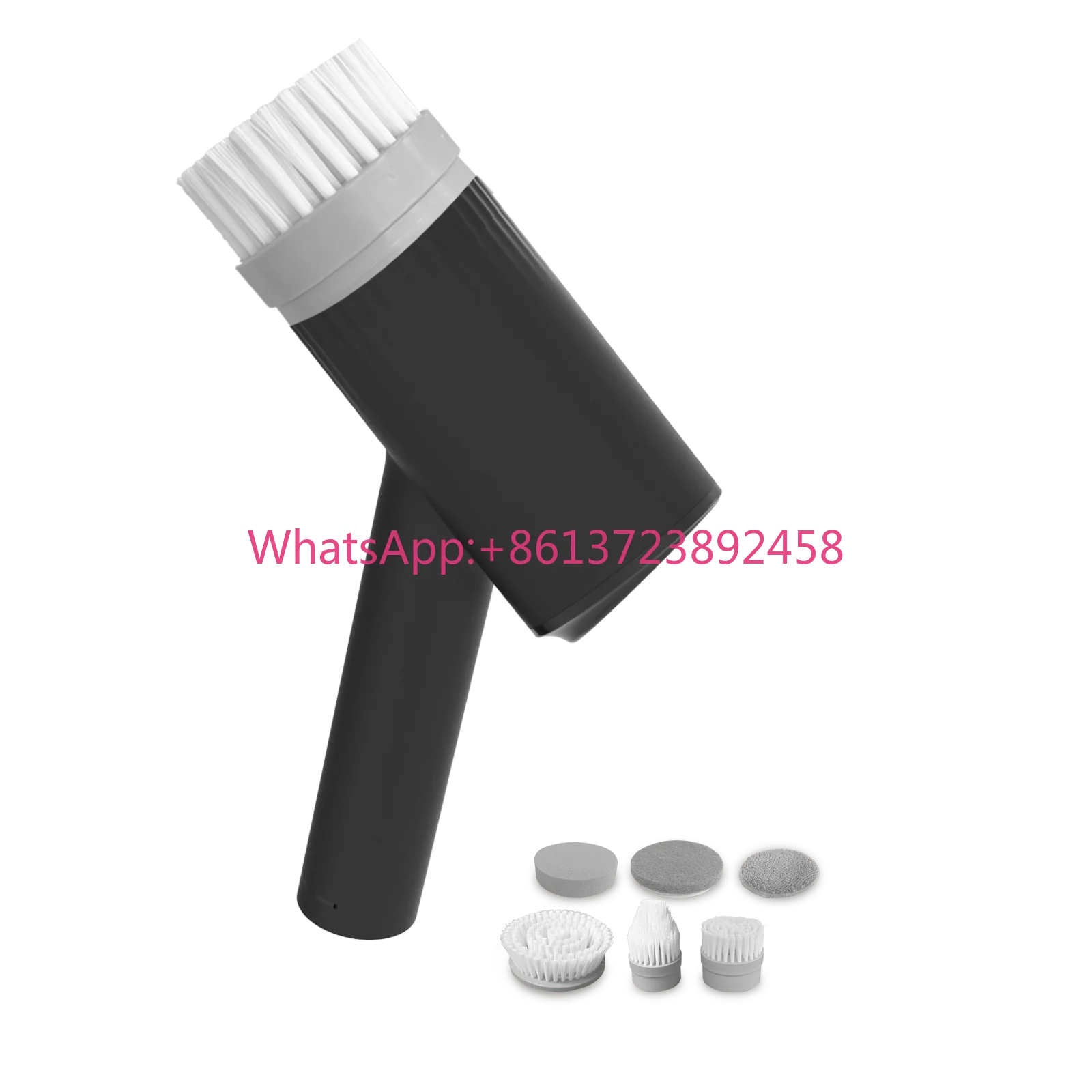 

Электрическая щетка-скруббер с 4 секциями телескопической ручки, 120 см, USB-зарядка, автоматическое вращение, для кухни, ванной и душевой