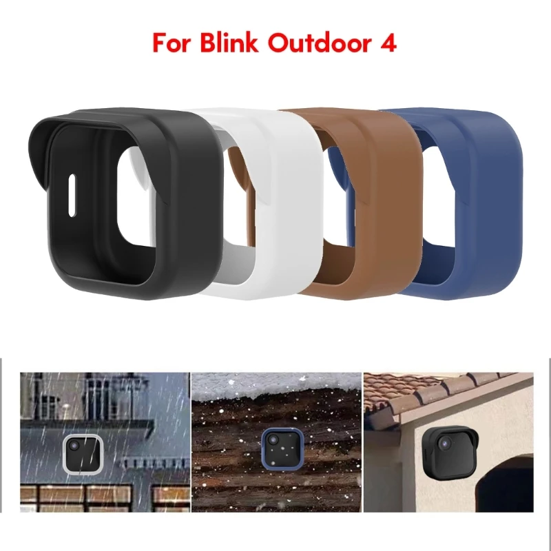 Durable Surveillance Camera Silicone Cover for Blink Outdoor 4 Cameras Weatherproof and Long lasting Extend Device Usage