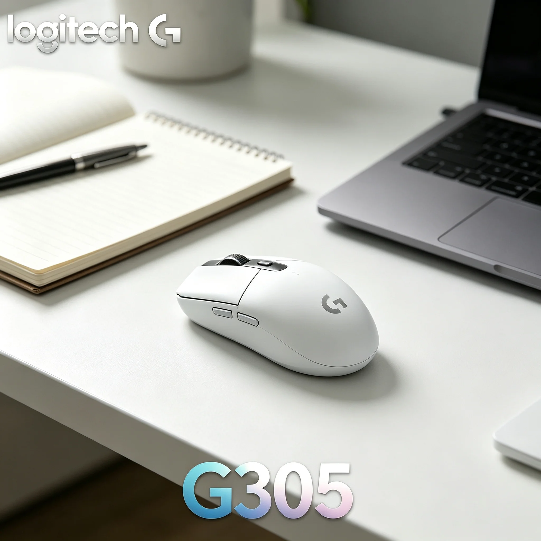 Logitech G305 LIGHTSPEED Wireless Gaming Mouse Adjustable DPI Switch High Precision For Laptop Desktop PC