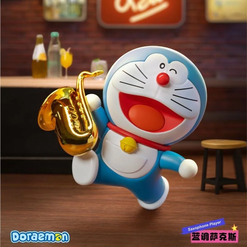 Echt 52 Speelgoed Doraemon Blinde Doos Concert Robot Kat Pop Meisje Speelgoed Figuur Ornament Verjaardagscadeau Speelgoed