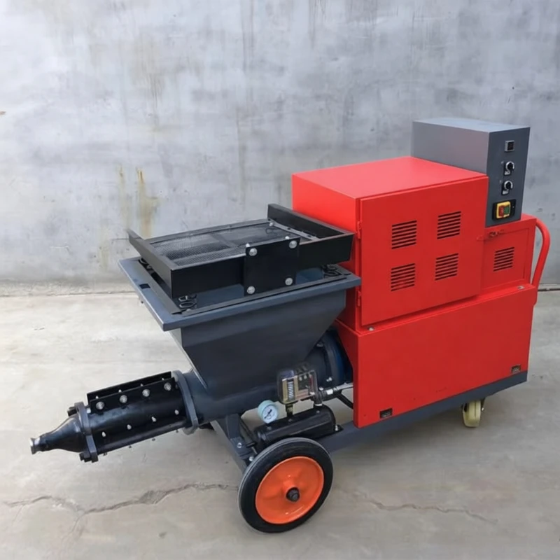 

Wholesale Automatic Wall Plastering Machine For Work Mortar Sprayer Cement Professional Sand Spraying Machinery