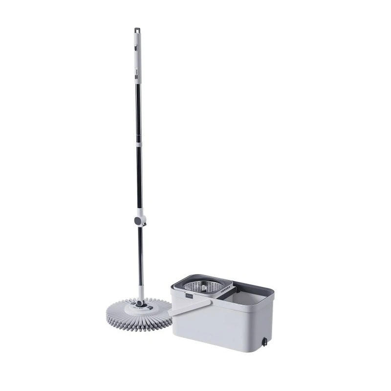 

rotating dehydrating bucket mop, hands-free washing, mopping, enlarged cotton head, self-wringing water mop