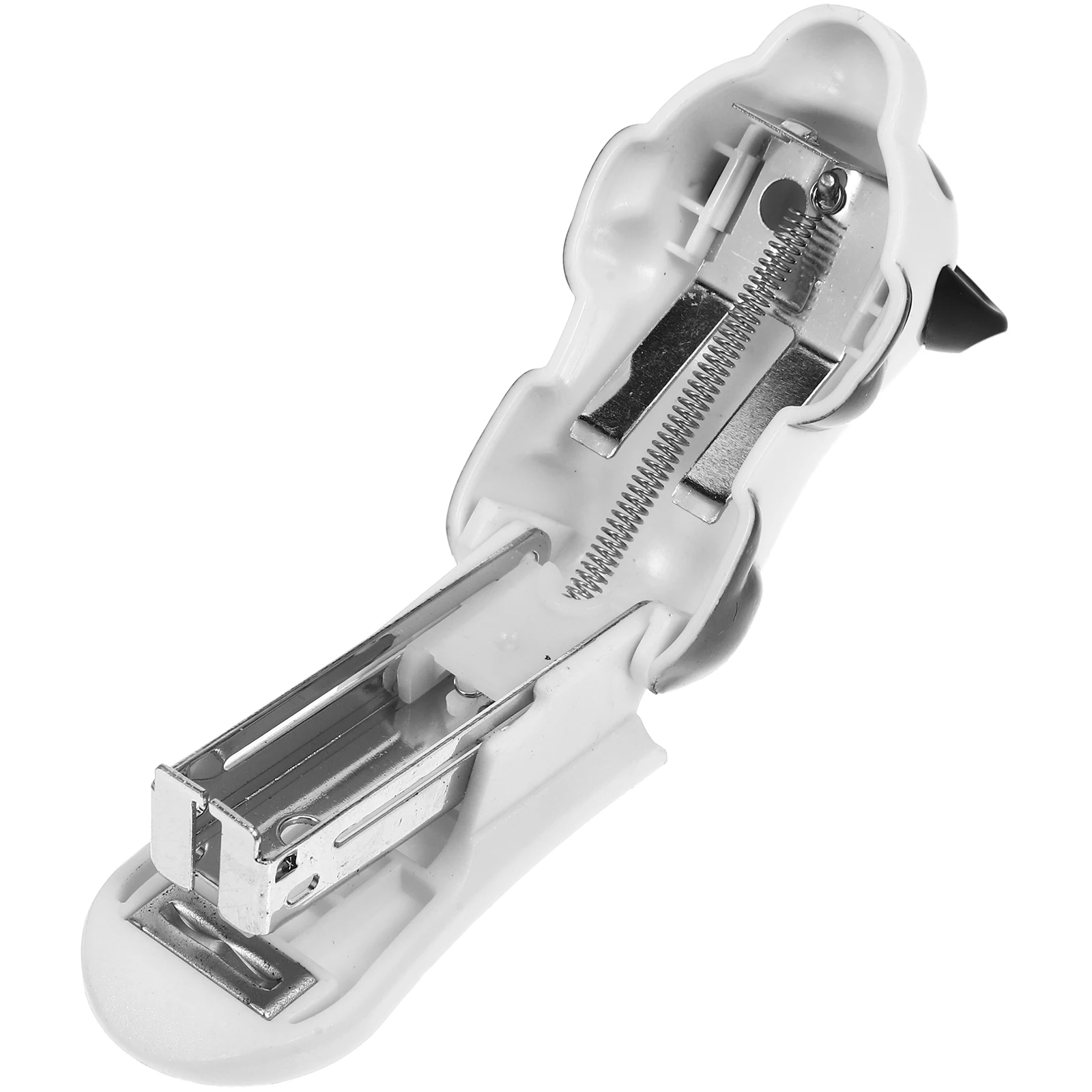 Handheld Mini Stapler Panda Design Compact Plastic Office Cartoon Stationery Portable Desk Aesthetic Small Manual Student Use