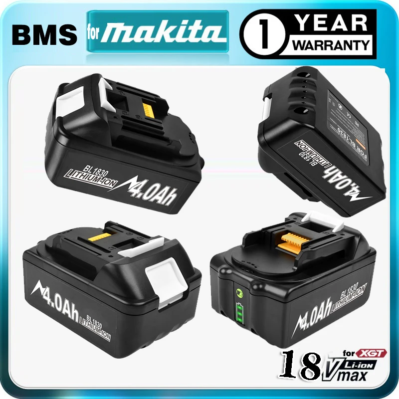 

BL1850B for Makita 18V BL1860B BL1830 BL1840 4.0Ah/9.0Ah Battery + DC18RD Charger for makita 18v battery