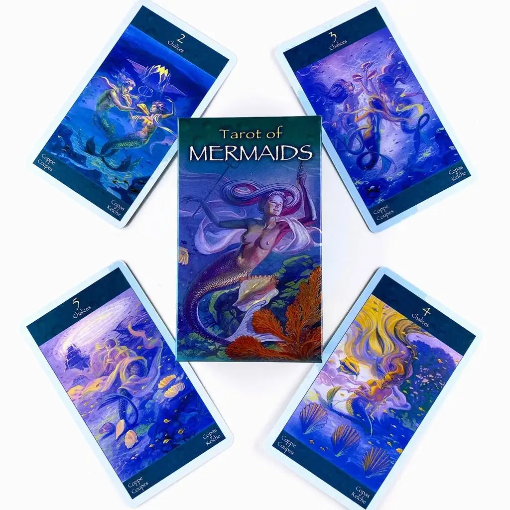 

Tarot of Mermaids Cards Deck PRISMA VISIONS TAROTCard Game 78 Cards