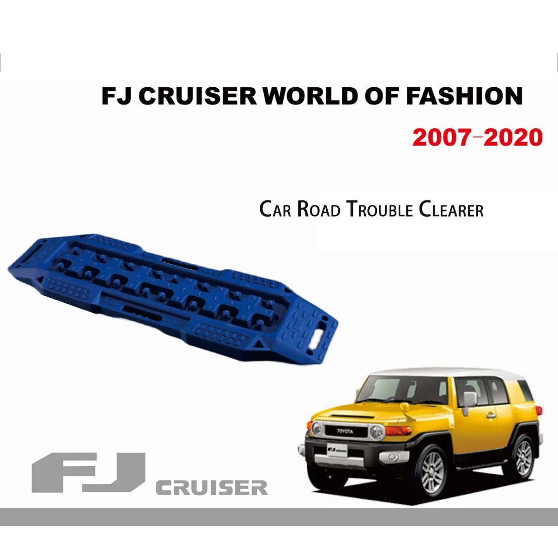 Off-road Vehicle Car Road Trouble Clearer For Toyota FJ Cruiser Snow Mud Sand Escape Rescue Self-Rescue Crawler Equipment