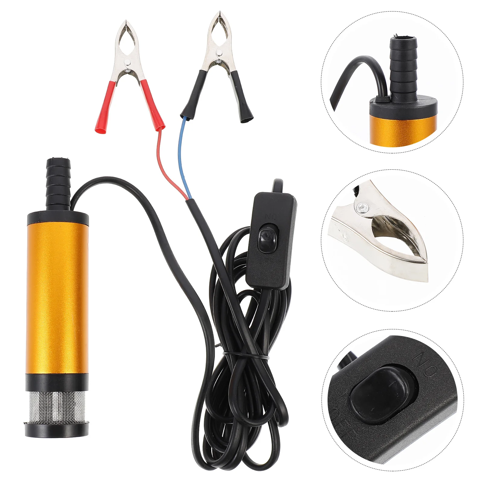 

1Pcs Electric Oil Pump Stainless Steel Portable Transfer Pump Siphon Extractor for Agricultural Construction