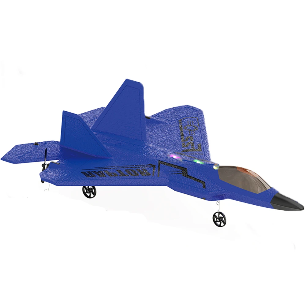 Newest F22S 2.4G 3CH RC Airplane Raptor F22 Warplane WLtoys A180 Upgrade Version LED Light With Gyroscope For Kid Out Door Toys