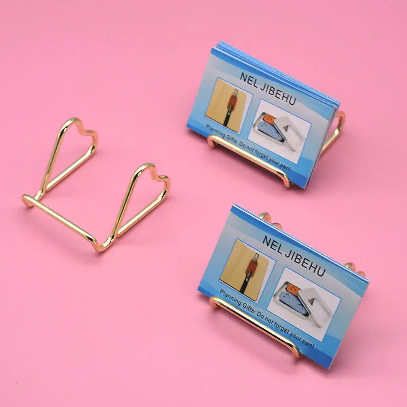

Metal Phone Holder Creative Business Card Stand, Multifunctional Universal Desktop Holder Card Ornament Stand For Office Desk​