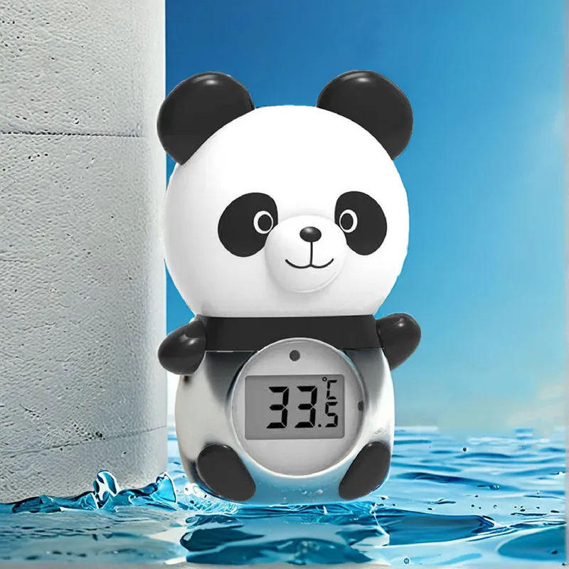 1PC Digital Baby Bath Thermometer Duck Rabbit Panda Swim Pool Float IP67 Waterproof Safe Temperature Toy Gift Infant Kid Child