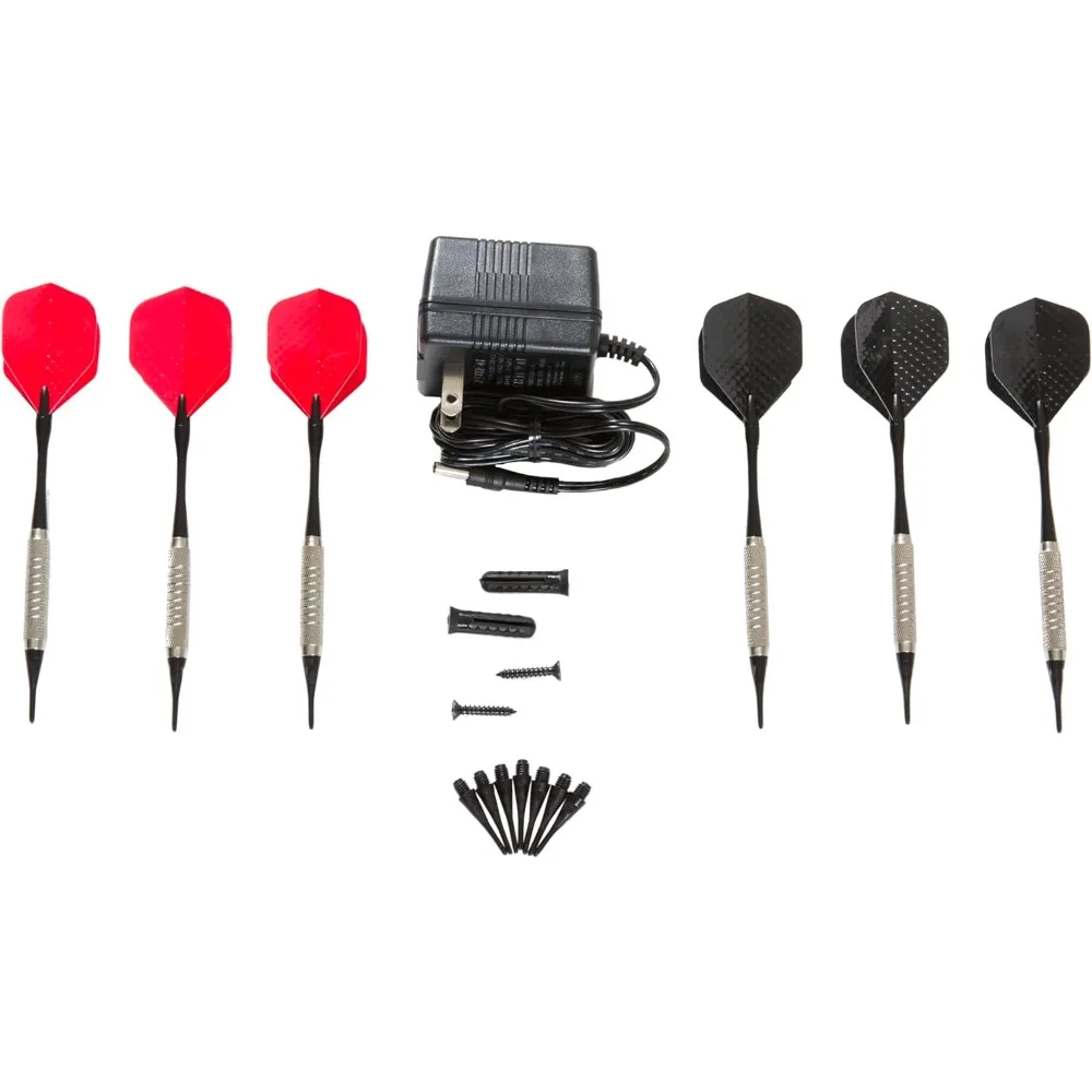 خزانة لوحة رمي السهام الإلكترونية من أراكنيد كريكيت Maxx 1.0 مع 34 خيارًا للعبة و183 اختلافًا لما يصل إلى 8 ألعاب