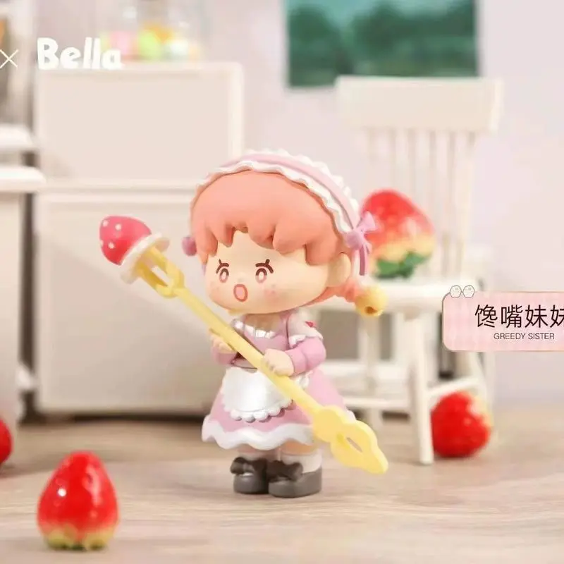 Spot Bella Tea Party Blind Box Tide Play Girl Cute Cartoon Figure Dessert Toy Gift