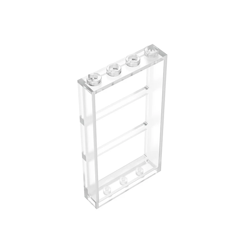 Gobricks GDS-764 Window 1x4x6 Frame with 3 Panes compatible with lego 57894 children's toys Assembles Building Blocks Technical