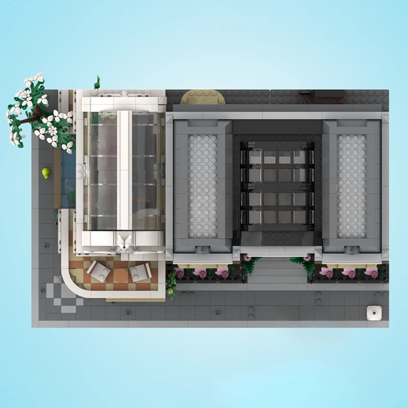 3213 pièces MOC City Street Views modulaires luxe botanique Bliss Day Spa blocs de construction bricolage assemblage enfants jouets cadeaux d'anniversaire