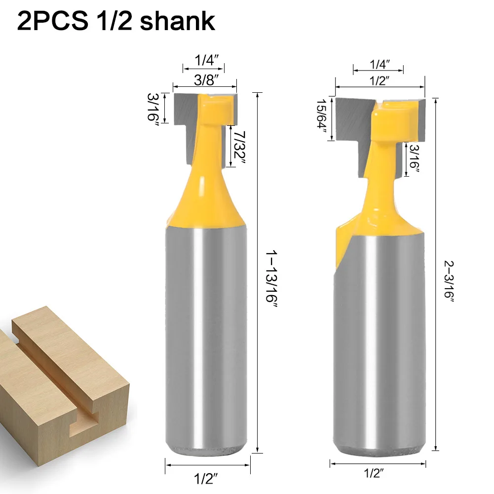 1/2 Handle 12 Handle Locking Woodworking Milling cutter, Frame Hook Slotting Knife