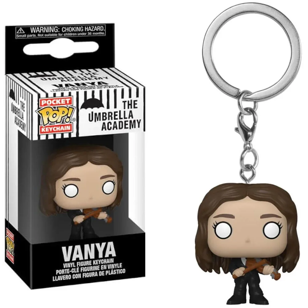 FUNKO Pocket The Umbrella Academy KLAUS Pocket Keychain Figure Toy POGO NUMBER FIVE VANYA Collectible Model Doll Toys for gifts