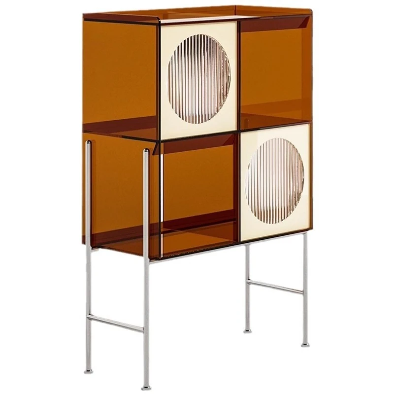 

Acrylic Shelf Bookcase Modern Simple Dining Side Living Room Floor Sofa Entrance Bedroom