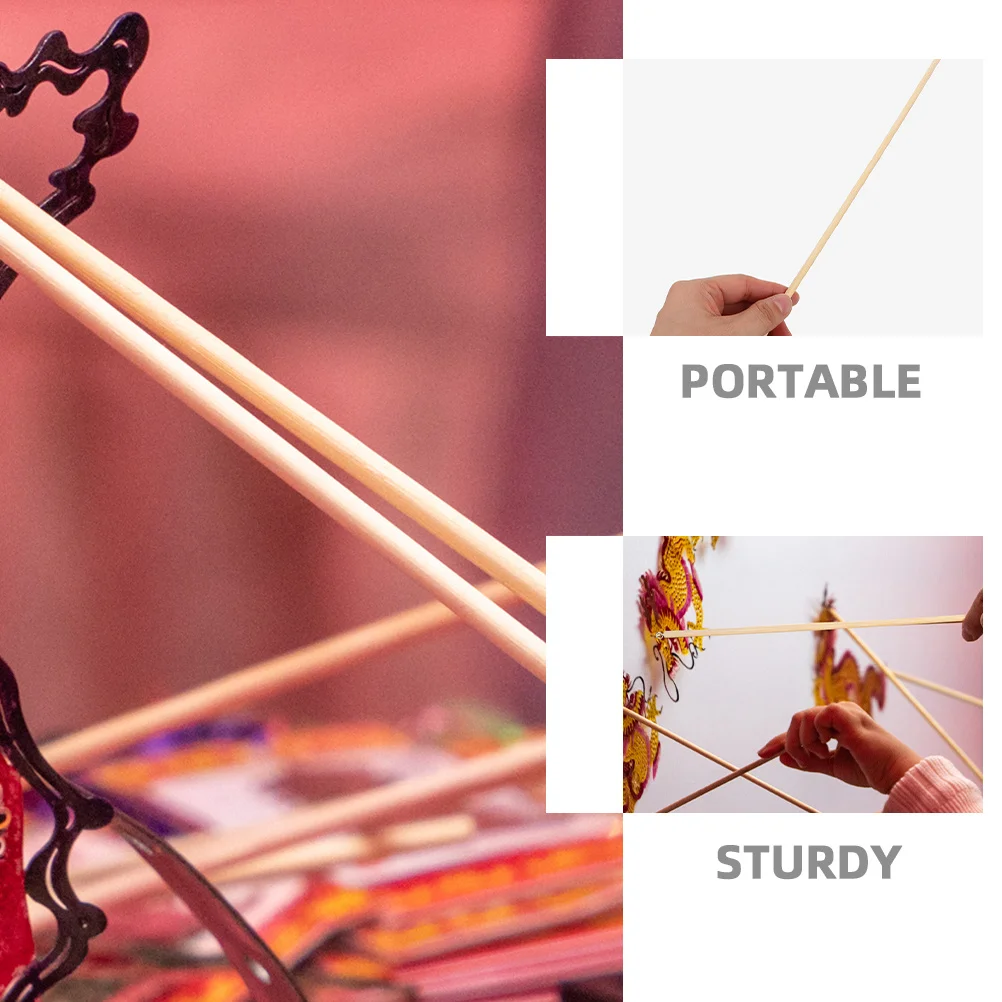 ไม้ควบคุมหุ่นเชิด 10 ชิ้น ไม้เนื้อแข็ง สำหรับงานฝีมือ DIY ใช้กับหุ่นเชิดมือและหุ่นเงา