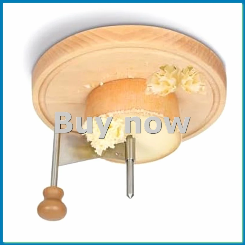 Stainless Steel Cheese Curler & Cheese Shaver - Perfect for De Moine Cheese & Chocolate, Multifunctional & Rust-Proof-A55K