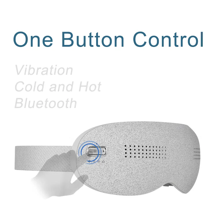 Hot & Cold Eye Massager with Air Compression | Rechargeable Electric Eye Therapy Mask for Dry Eyes, Dark Circles & Puffiness