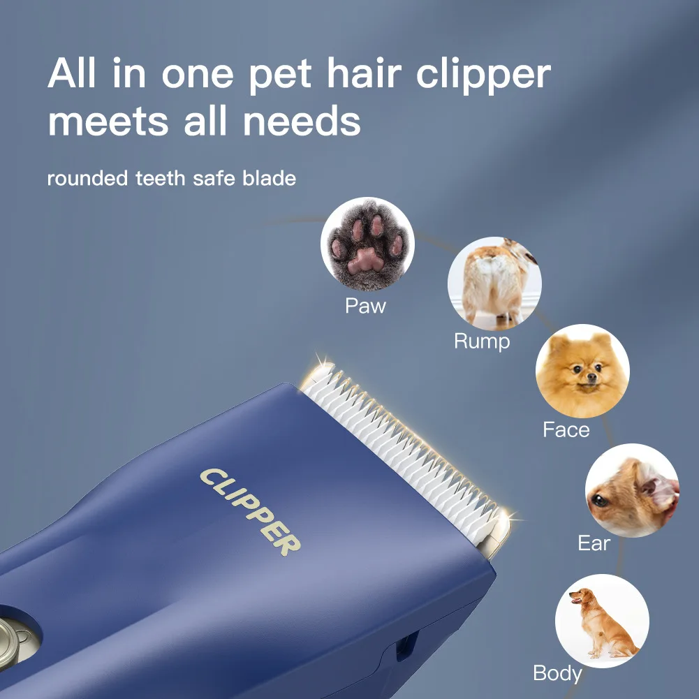 Simple Mini Silent Electric Pet Electric Clippers Puppy Kitten Barber Shaving Hair Trimmer Hair Clippers IPX7 Waterproof