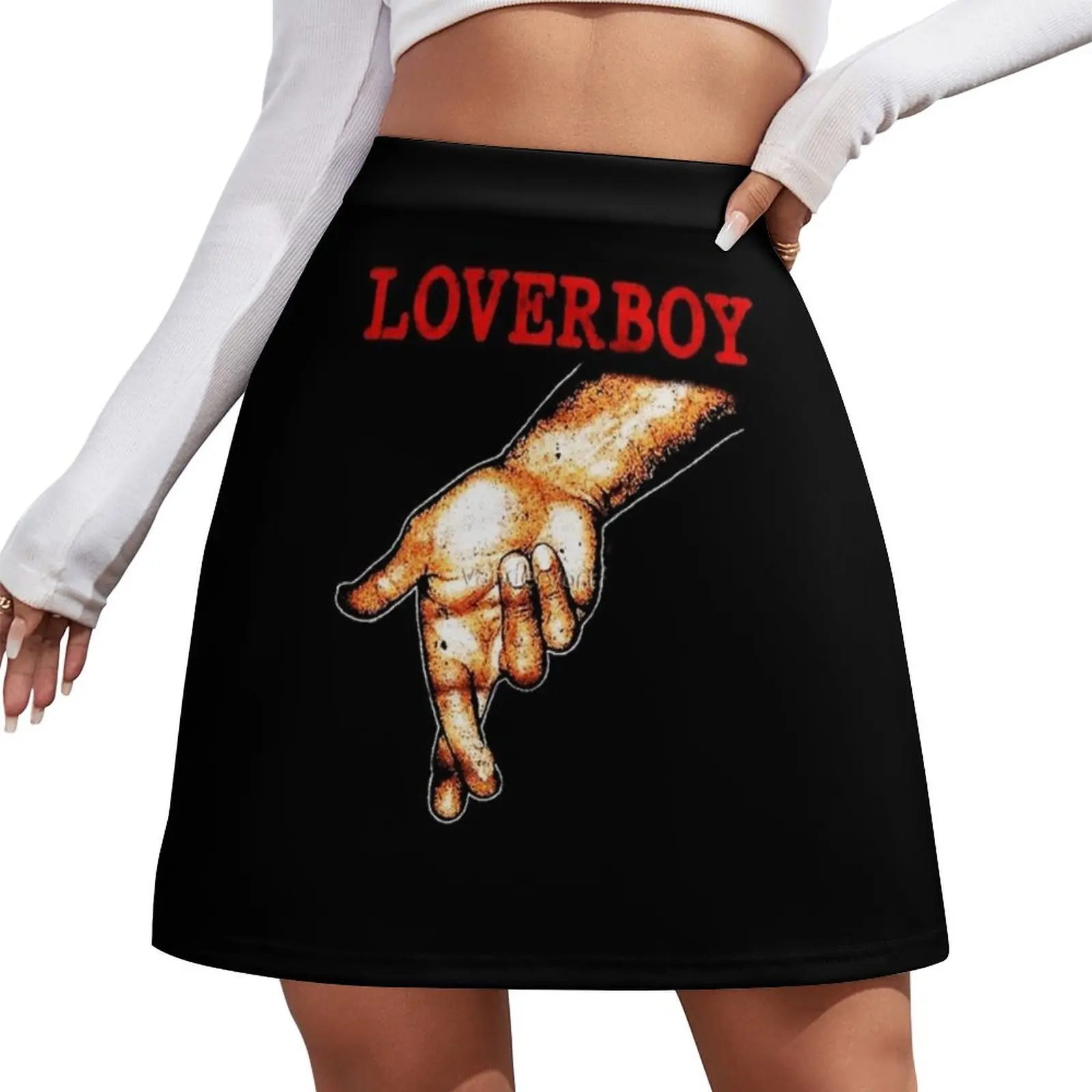 Loverboy band rock international from canada Mini Skirt outfit korean style women's summer clothing 2025