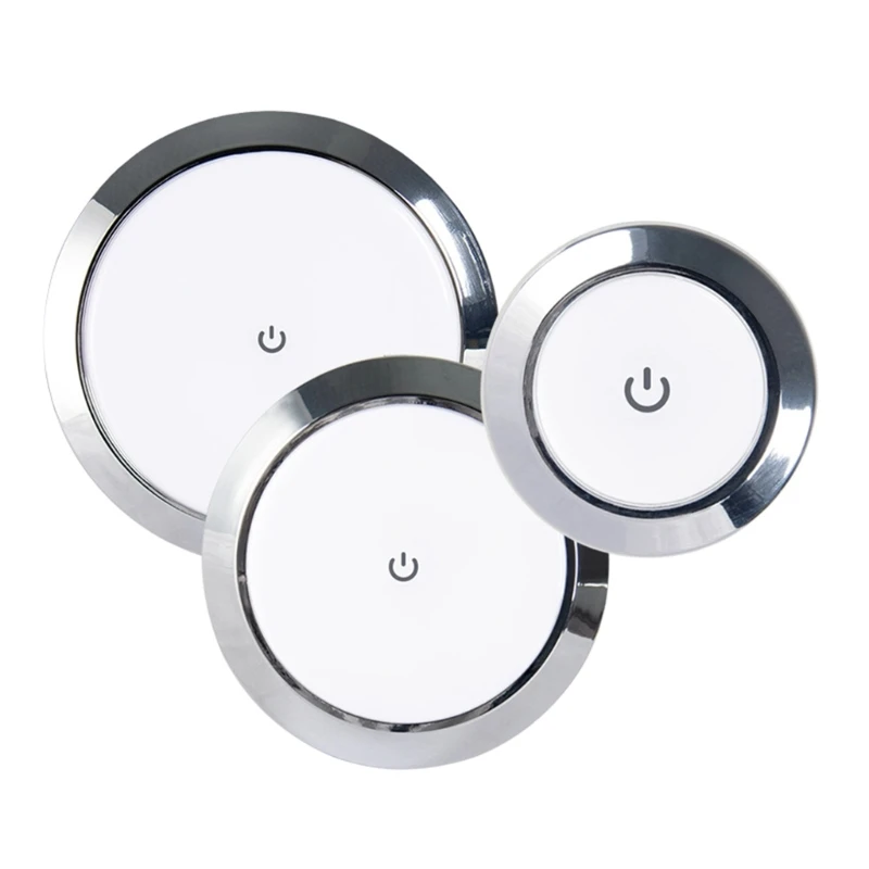 

G8TE 12V/24V LED Puck Lamp SurfaceMount Dome LightInterior Accessories Touch Marine Ceiling Roof Light 7.3/14/18cm