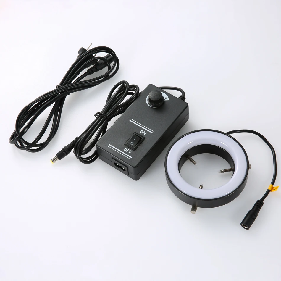 Milk White Board Inner Diameter 144 Lamp Bead Microscope Camera LED Ring Light Source Eliminate Shadow to Prevent Reflection