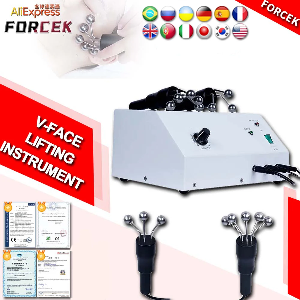 

Professional RF BIO Microcurrent Magic Hand Beauty Facial Machine V-face lifting Instrument Anti Aging Wrinkle Home Beauty