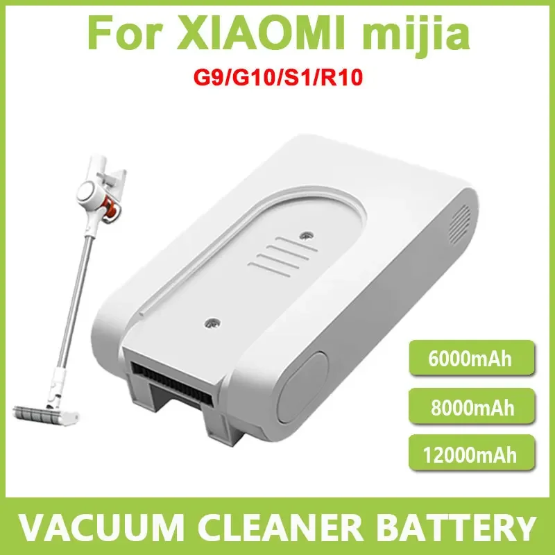 NEW 25.2V Rechargeable lithium ion Battery Pack 4000mAh for Xiaomi Mijia G9 G10 Wireless Vacuum Cleaner 3000mAh Accessories