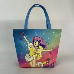 Magical Angel Creamy Mami H8461 Fashion Anime Top-Handle Bags Casual Cartoon Handbag Storage Bag Tote Girl Travel Gift