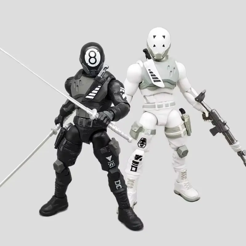 3-インチフォートナイト人形狼男アニメ人形軍事忍者特殊部隊アクション人形ジョイント取り外し可能なコレクション玩具装飾ギフト