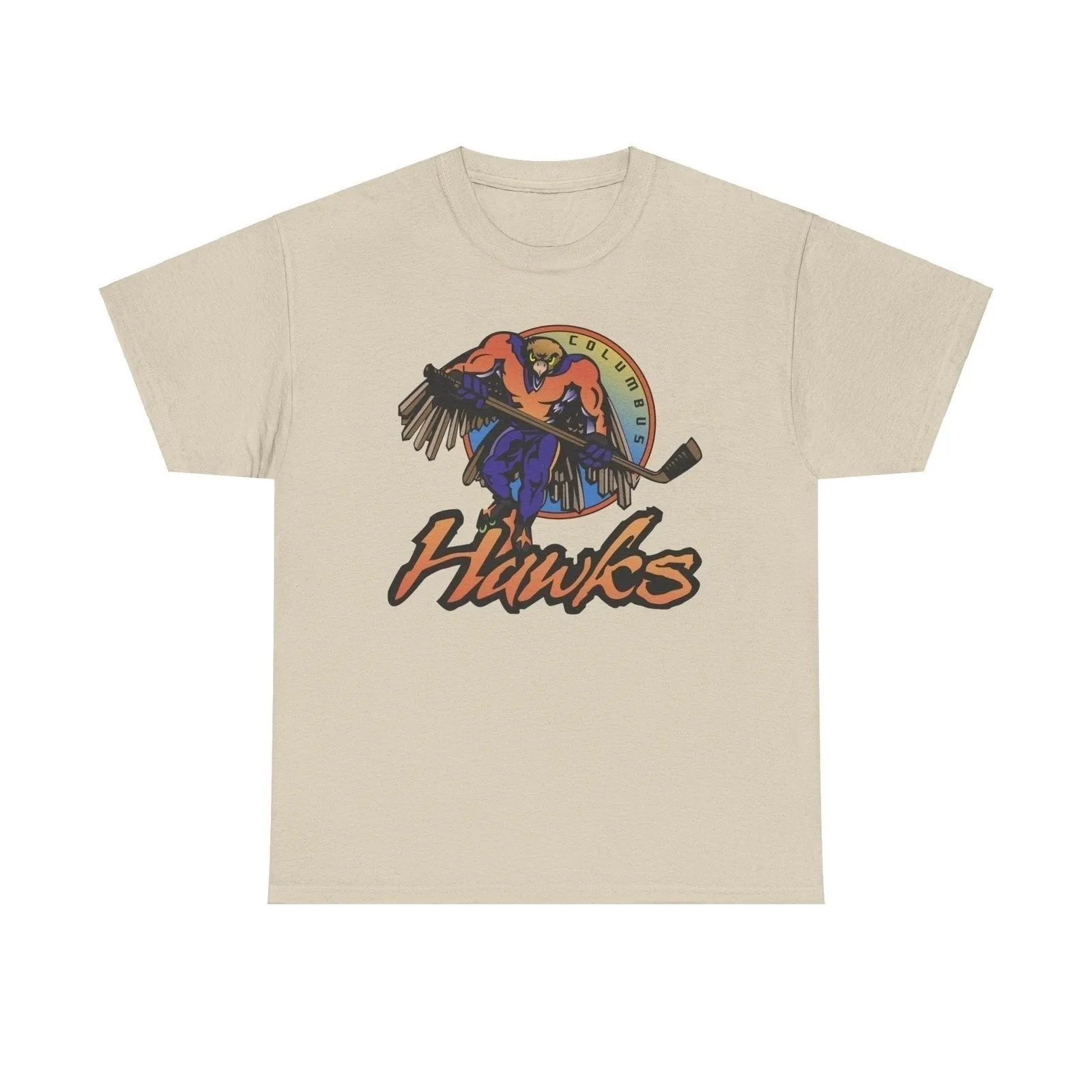 Camiseta de hockey sobre ruedas de la Liga Mayor de Ohio de Columbus Hawks 1998