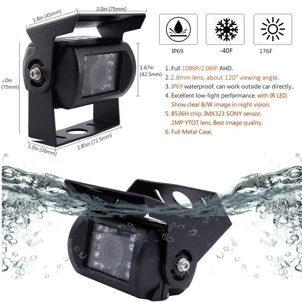 4 Channel Double SD AHD Mobile Car DVR 8CH 720P Car DVR/MDVR Vehicle Support  SD Card MDVR Video Surveillance