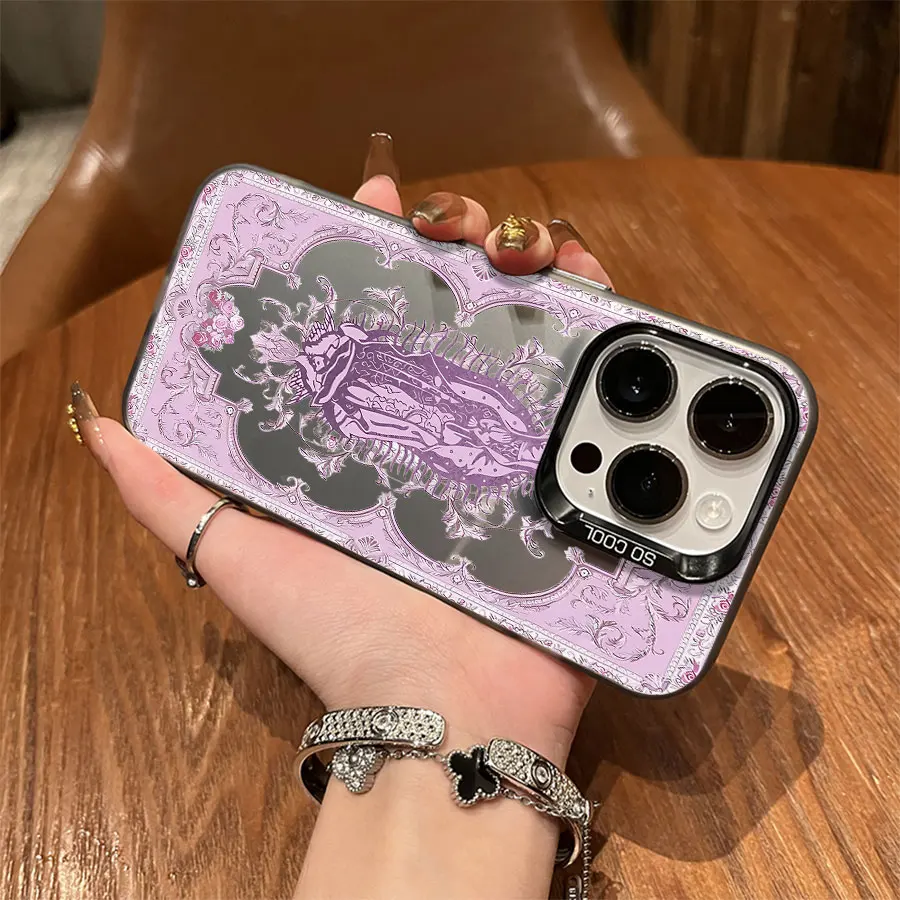 パープル マドンナ iPhone 17～11 Pro Max Plus用スマホケース